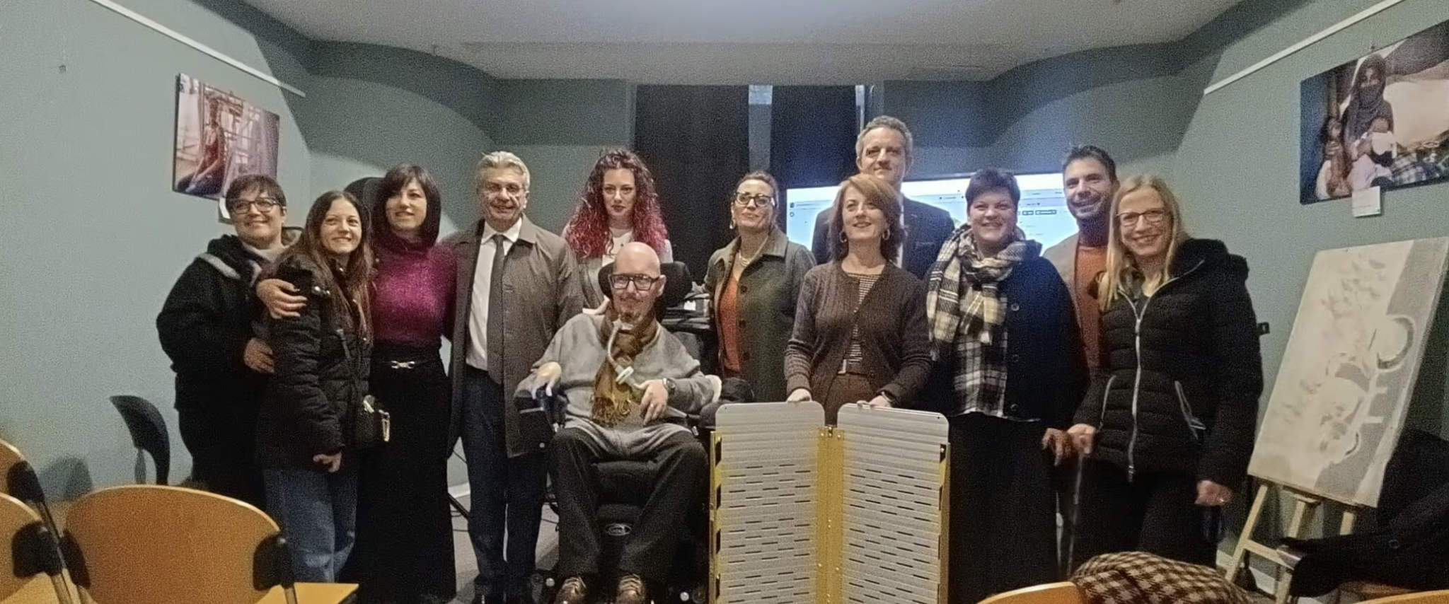 Foto di gruppo associazione, istituzioni e #IoRampo